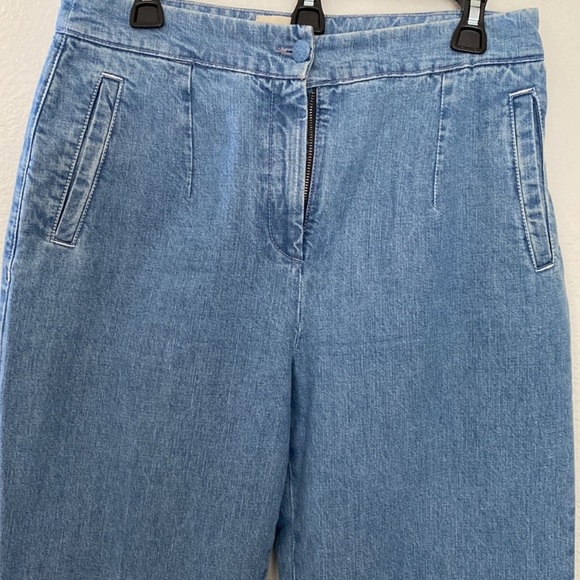 SEZANE Martin Trousers Chambray Organic Cotton - Picture 5 of 15